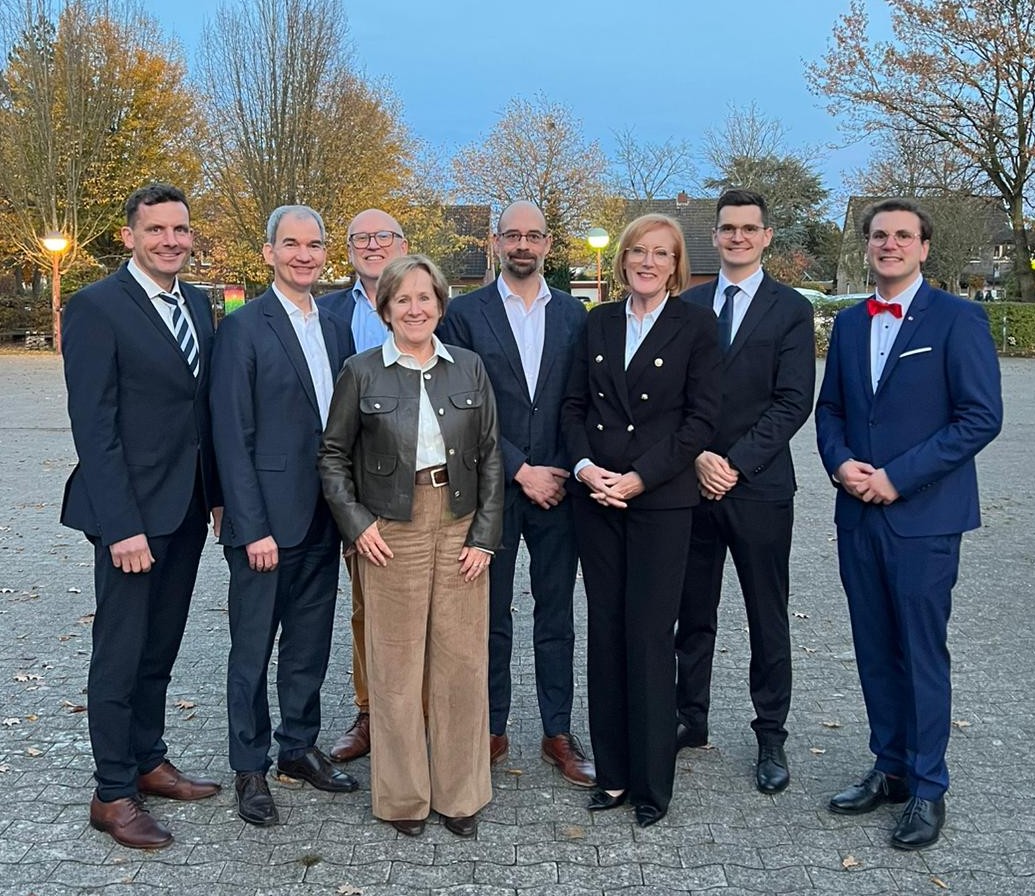 Der neue Fraktionsvorstand der CDU zur ersten Sitzung des Stadtrates.