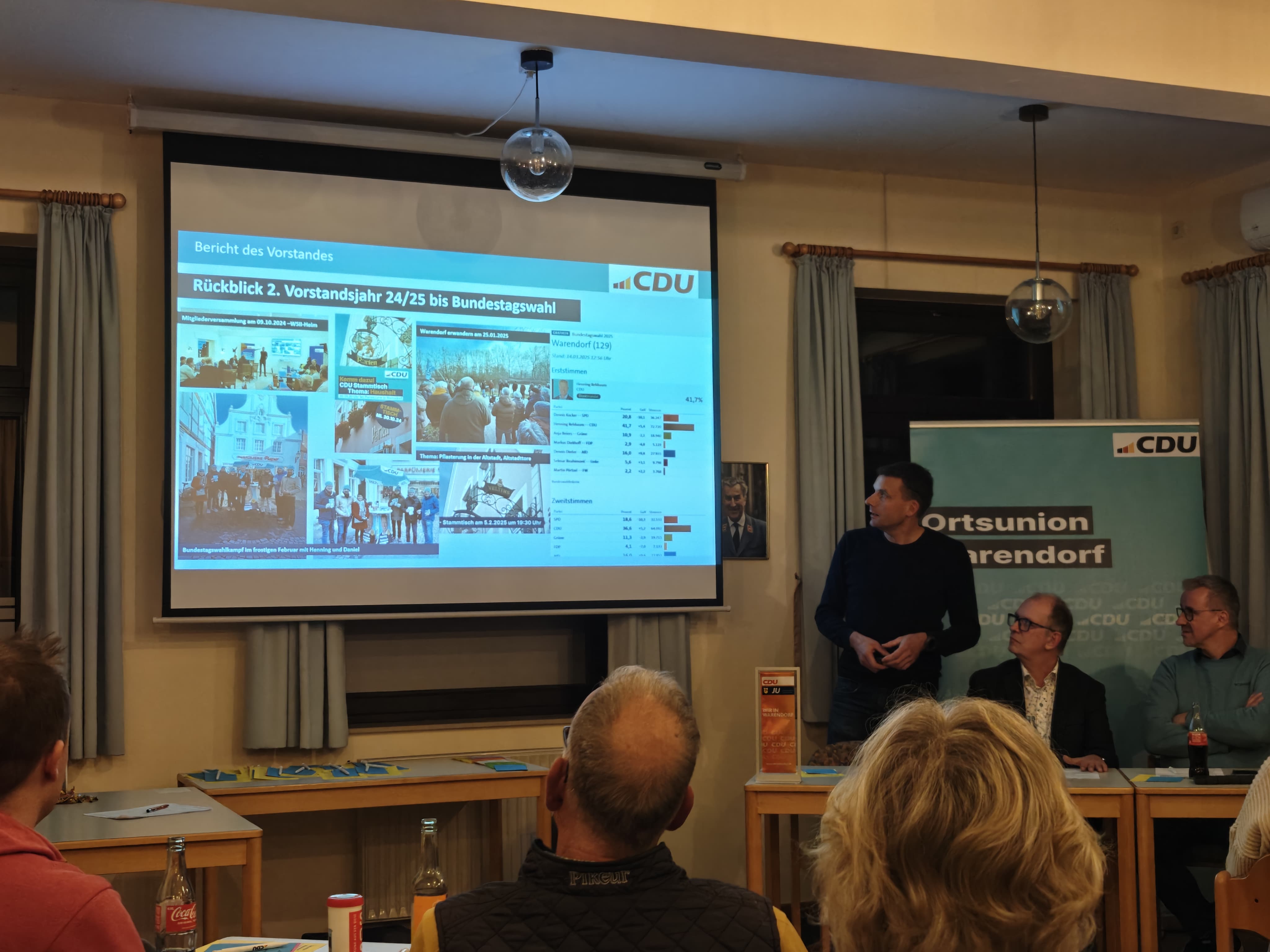 Die Mitgliederversammlung fand am 12.11.25 im Malsteser-Haus in Warendorf statt.